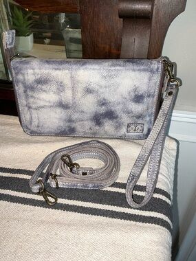 NWOT Bed Stu TEMPLETON II Future Dusk Nectar Crossbody Wallet Clutch Retail $190